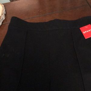 Spanx wide leg black trouser Size M